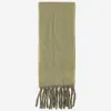 BURBERRY ALPACA WOOL BLEND SCARF WITH LOGO