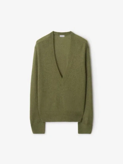 Burberry Alpaca Wool Blend Sweater In Acre