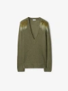 Burberry Alpaca Wool Blended Sweater In Acre
