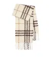 Burberry Alpaca-wool Check Scarf In Multi