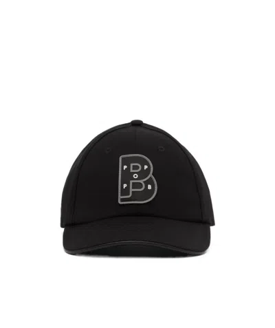 Burberry Alphabetical Baseball Hat In Black