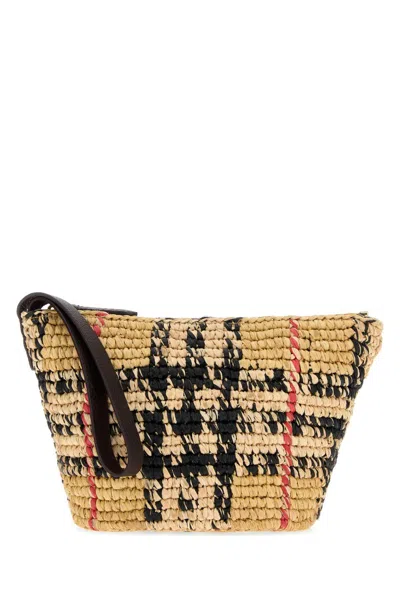 Burberry Margate Clutch Bag In Pattern