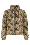 Burberry 'ambleside Check' Down Jacket In Brown