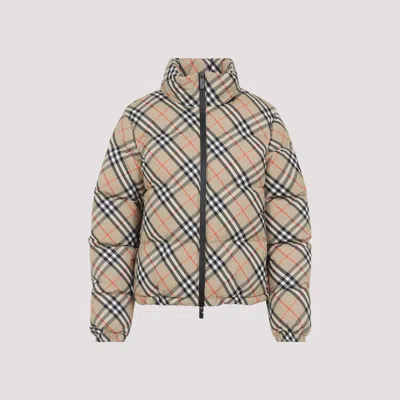 Burberry Ambleside Downjacket In Neutral