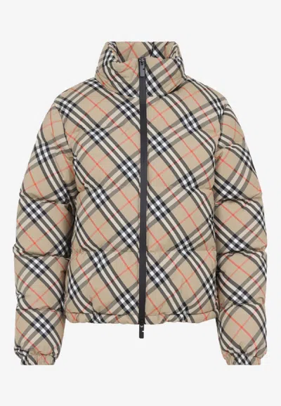 Burberry Ambleside Down Jacket Women In Brown