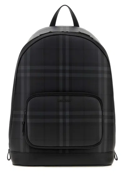 Burberry A:ml Zip Backpack City Bin:177382:c3331 In Black