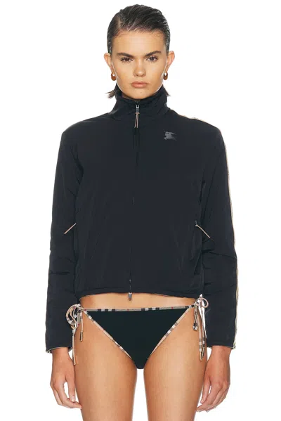 Burberry Angela Reversible Jacket In Black