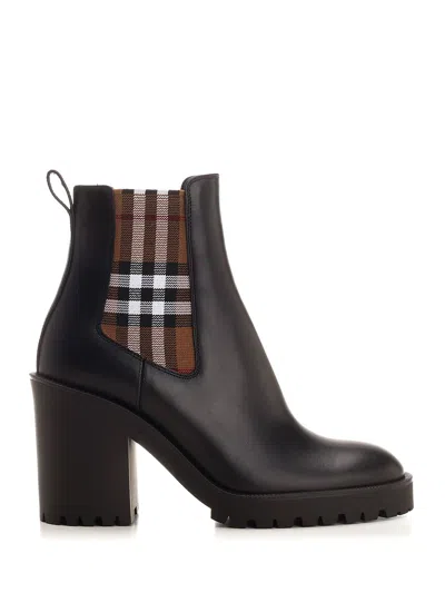 Burberry Ankle Boot In Black