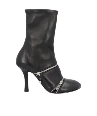 Burberry Ankle Boots In Black