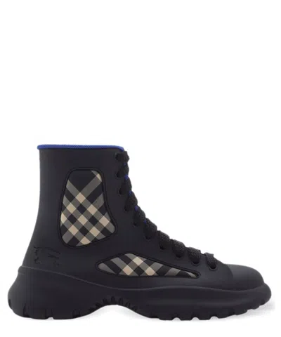 Burberry Ankle Boots In Black