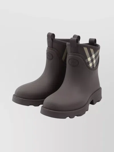 BURBERRY ANKLE BOOTS FEATURING CHECK PATTERN