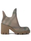 Burberry 65mm Marsh Checked Rubber Boots