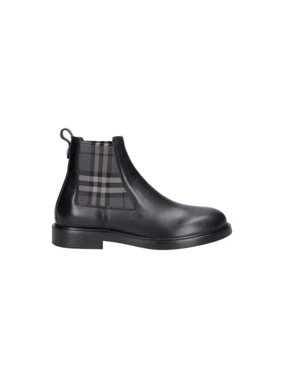 Burberry Ankle Boots "pembroke" In Black