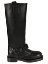 BURBERRY ANKLE BUCKLE STRAP BOOTS