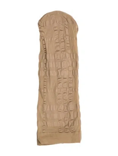 Pre-owned Burberry Ankle Socks W/ Tags In Neutral