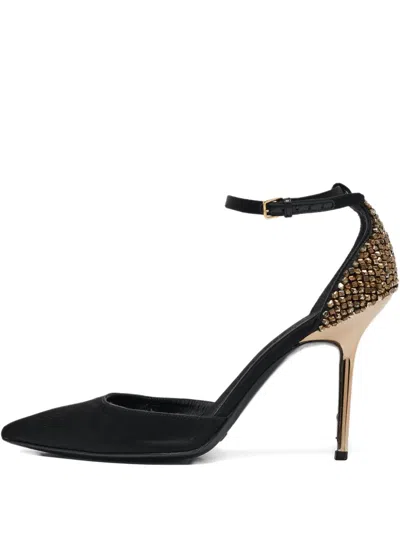 Pre-owned Burberry Ankle-strap Embellishment Pumps