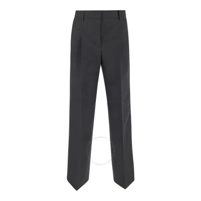 BURBERRY BURBERRY ANNY WOOL STRAIGHT-CUT TAILORED TROUSERS