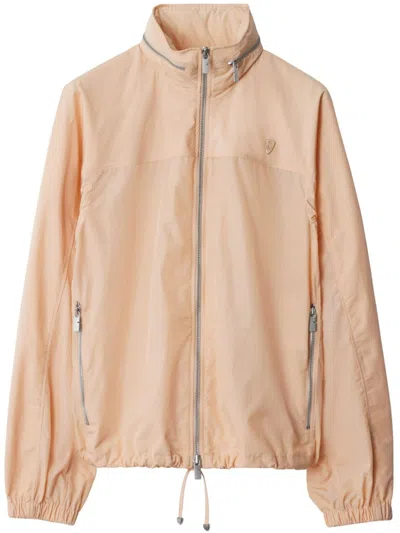 Burberry Appliqué Jacket In Pink