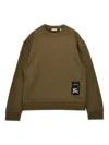 Burberry Sweatshirt Mit Applikation In Grün