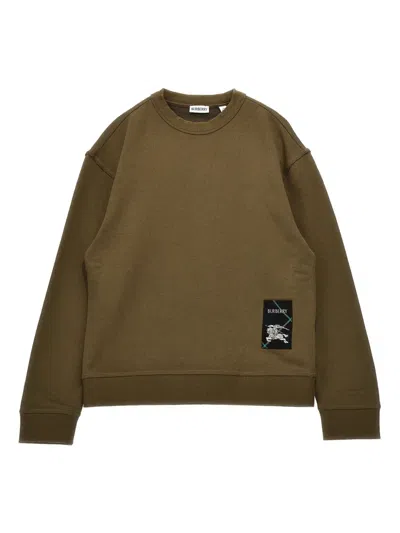 Burberry Babies' Sweatshirt Mit Applikation In Green