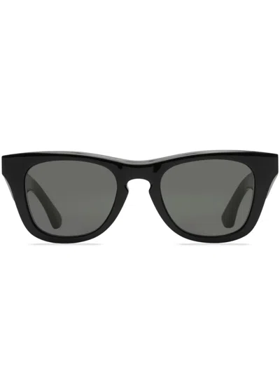 Burberry Arch Round-frame Sunglasses In Black