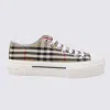 BURBERRY BURBERRY ARCHIVE BEIGE CANVAS JACK SNEAKERS