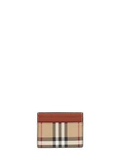 Burberry Archive Beige Check Credit Card Holder