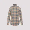 BURBERRY ARCHIVE BEIGE COTTON LAPWIG CHECK SHIRT