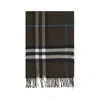 Burberry Cashmere Scarf With Check Pattern