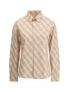 Burberry Archive Check Shirt In Floss Ip Check