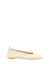 Burberry Archive Check Ballet Flats In Teacup Ip Check