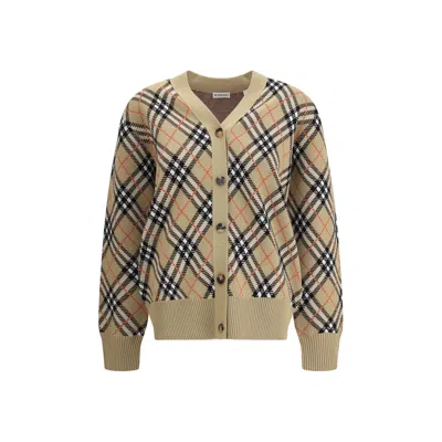 BURBERRY ARCHIVIO CHECK CARDIGAN