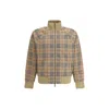 Burberry Men Archivio Check Jacket In Brown