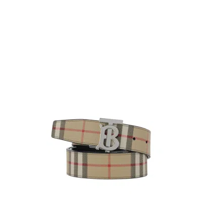 BURBERRY ARCHIVIO CHECK REVERSIBLE BELT