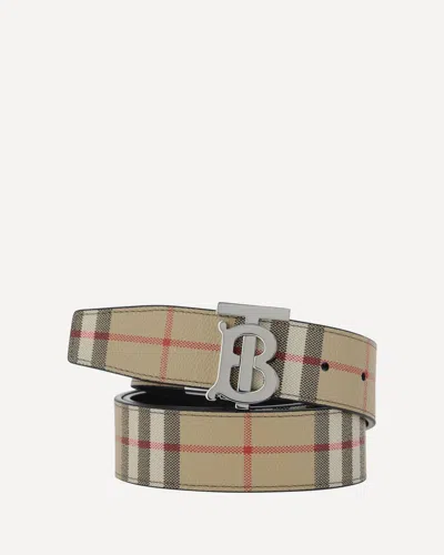 BURBERRY ARCHIVIO CHECK REVERSIBLE BELT