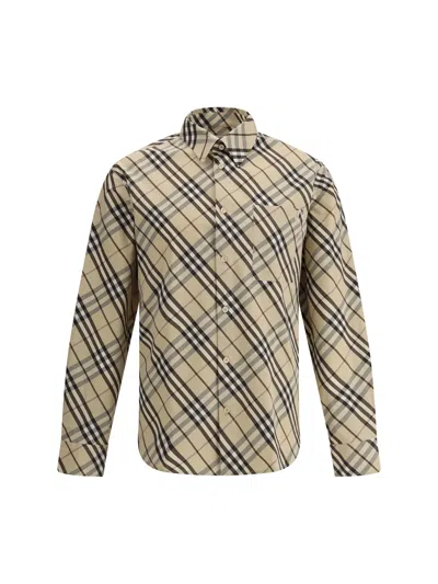 Burberry Vintage Check Long-sleeved Shirt In Multicolor