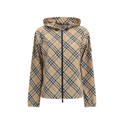 BURBERRY ARCHIVIO CHECK WATERPROOF JACKET