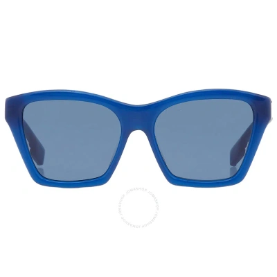 Burberry Arden Dark Blue Square Ladies Sunglasses Be4391f 406480 56 In Blue / Dark