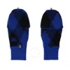 Burberry Argyle Check Wool Mittens In Black