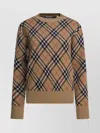 Burberry Archivio Check Sweater In Brown