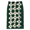 Burberry "knitted Diamond Pattern Midi Skirt