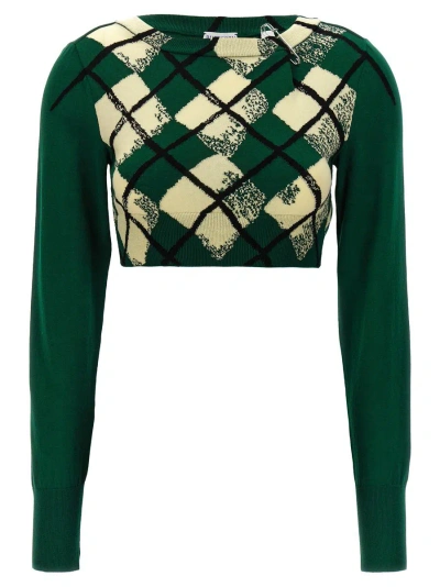 BURBERRY BURBERRY ARGYLE PATTERN SWEATER