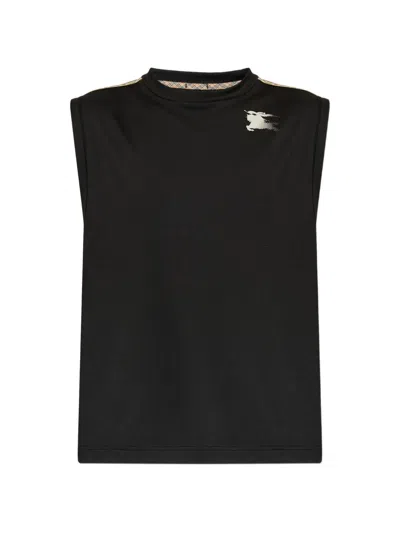 Burberry Arlo Sleeveless Vest In Black