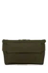 Burberry Army Green Canvas Trench Belt Bag In Military