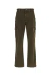 Burberry Relaxed Fit Cargo Pants With Multiple Pockets In Green