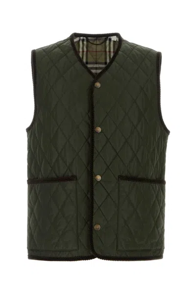 BURBERRY GREEN QUILTED VEST