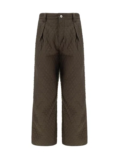 BURBERRY ARMY GREEN NYLON PANT