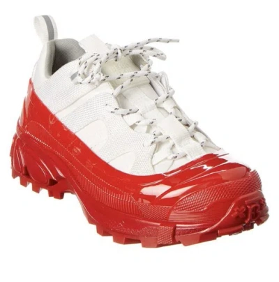 Pre-owned Burberry Arthur Sneakers Sz 40.5 Eurowomens Brand Red Bottoms & White