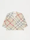 Burberry Girls Pale Stone Ip Check Kids Ashmore Long-sleeve Checked Wool And Cashmere-blend Cardigan In Check Beige