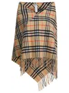 Burberry A:st Med Ch Bandana Cape:164786:a2021 In Neutral